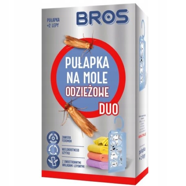 

Bros Pułapka na mole odzieżowe Duo+2 wkłady