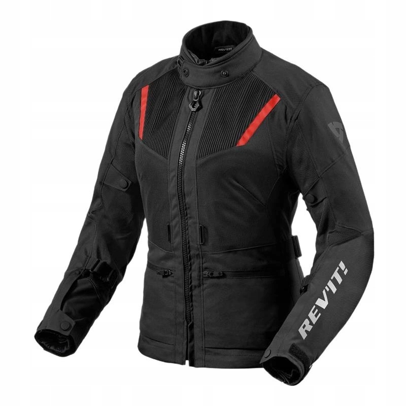 Dámska textilná motocyklová bunda Revit Levante 2 H2O Lady Dark Grey
