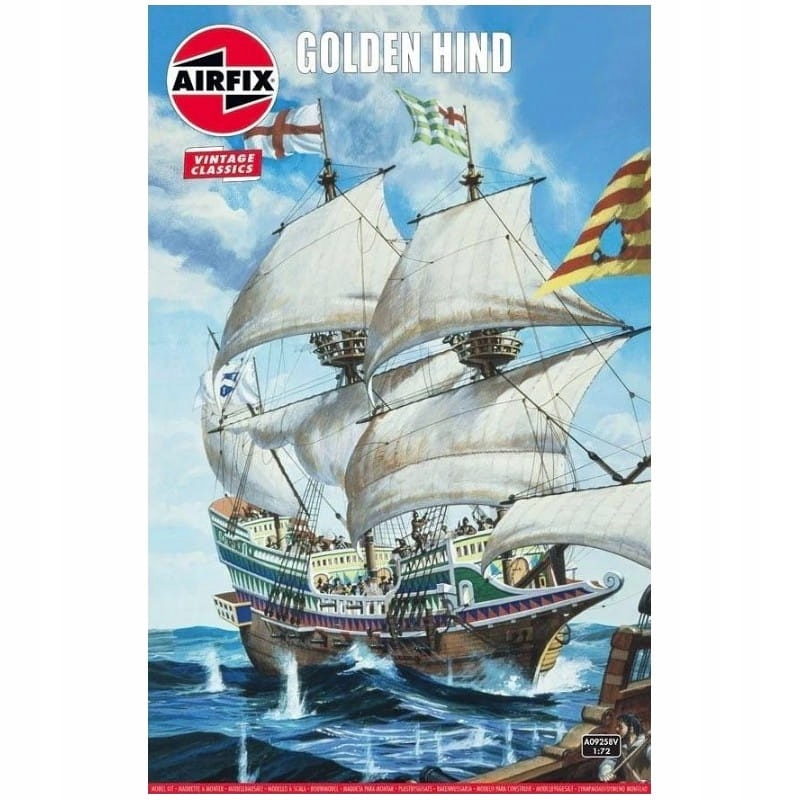 Airfix 09258V Zlatá zadní lodní měřítko 1/72 Hobby plastová sada Novinka