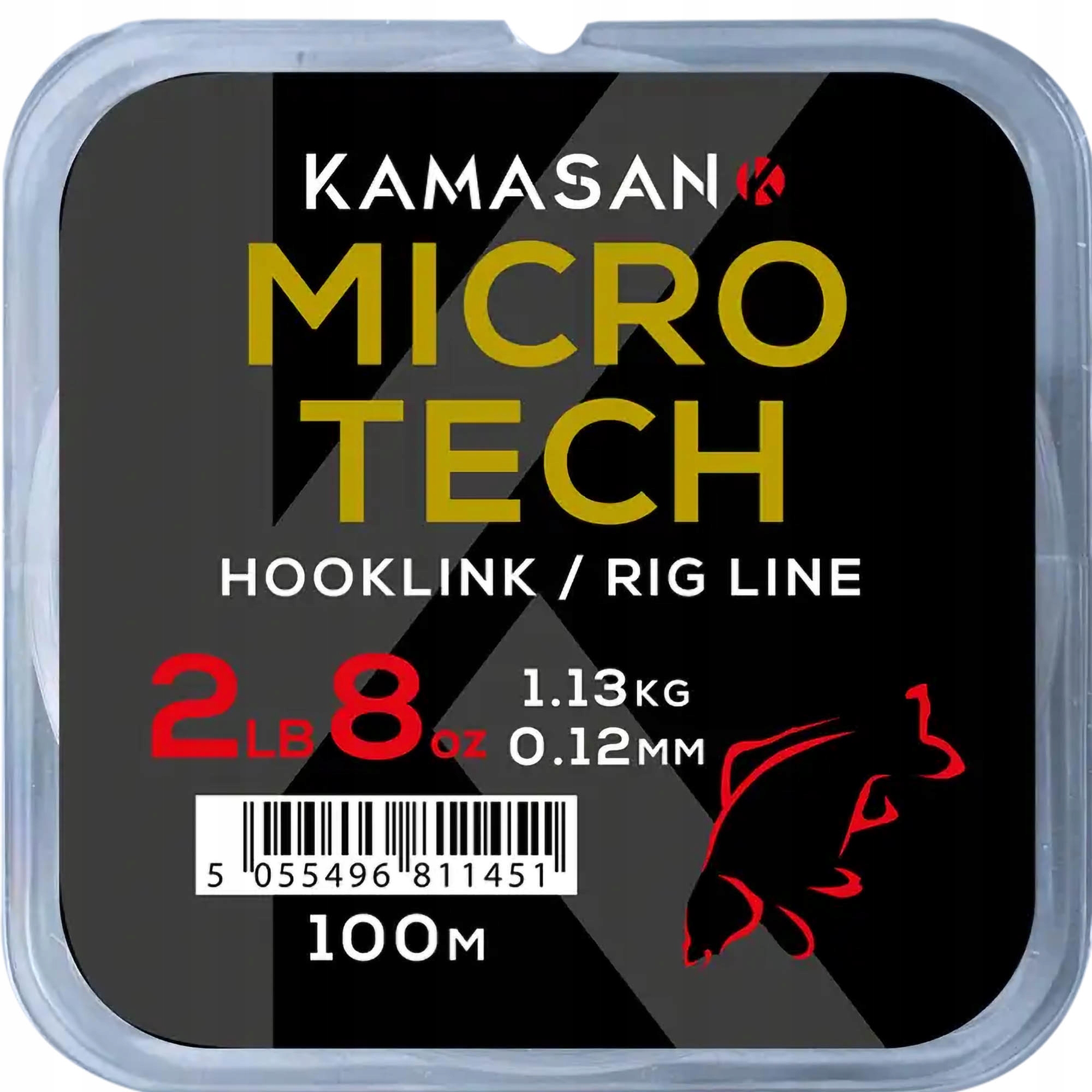 Żyłka Kamasan Micro Tech 5lb 0,16mm 100m