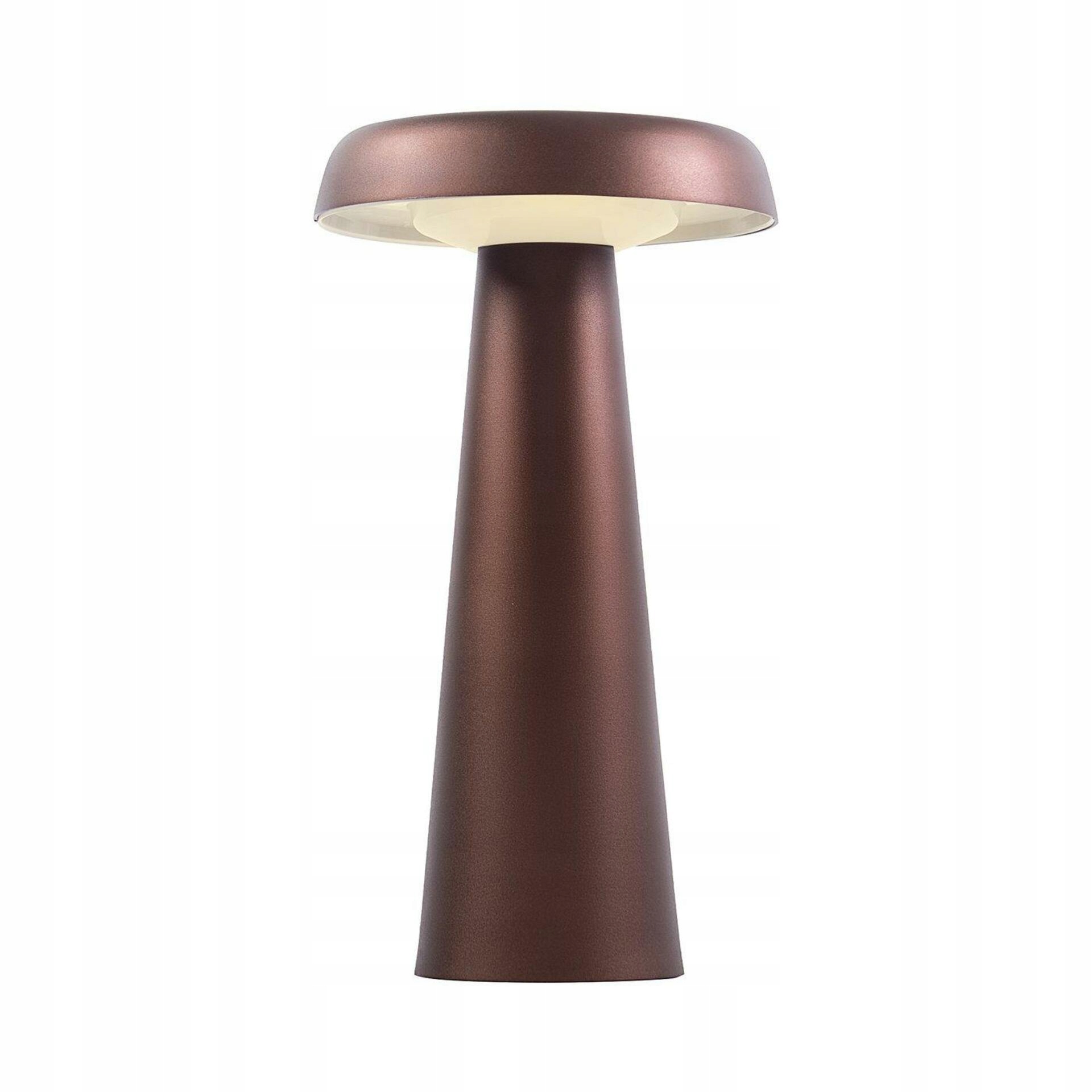 Nordlux Arcello vonkajšia stolná Led lampa, leštená mosadz, IP54, Usb dobíjaný