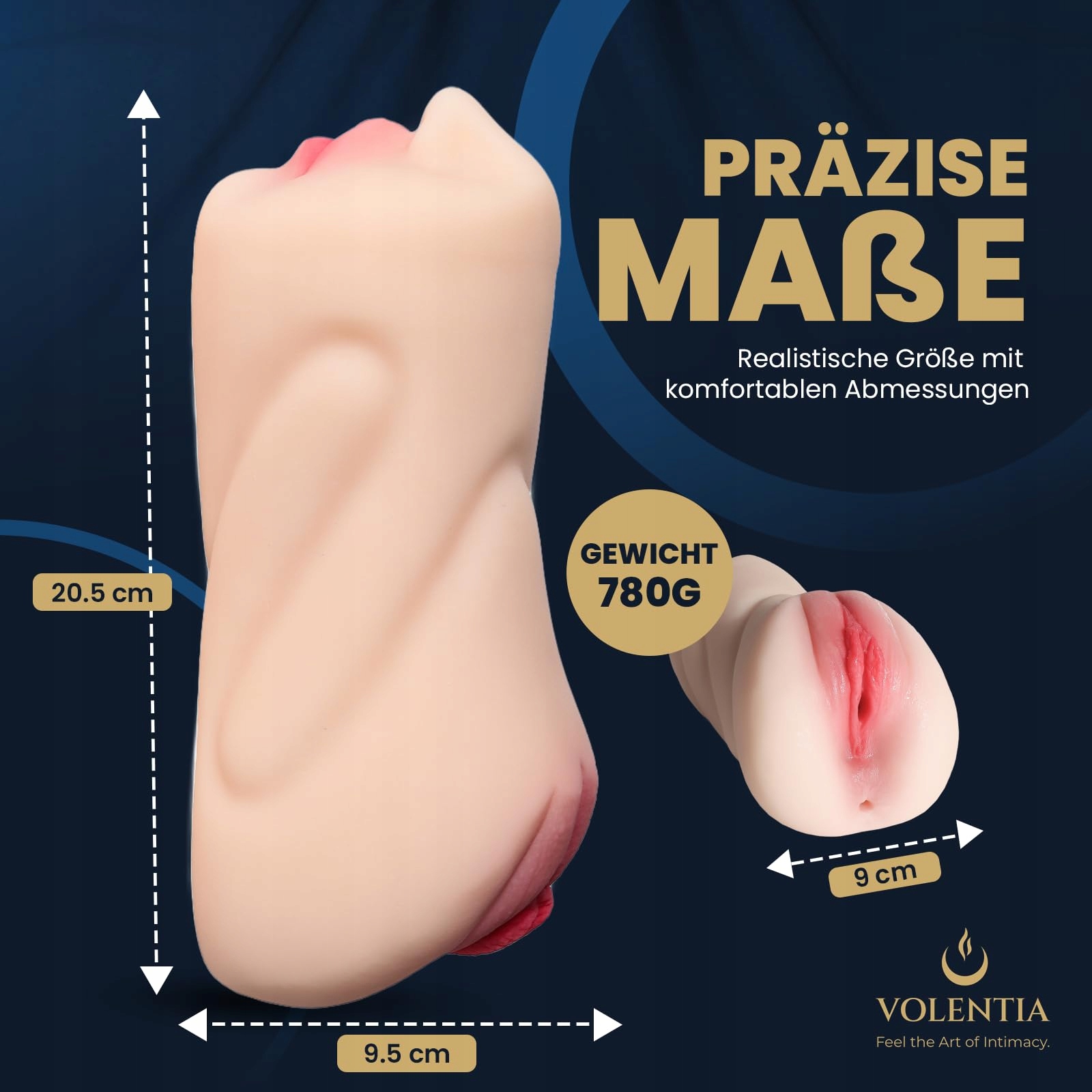 NEUHEIT Realistyczny Masturbator 3w1 Dla Mężczyzn Sex Zabawka Różowy — miniatura 4