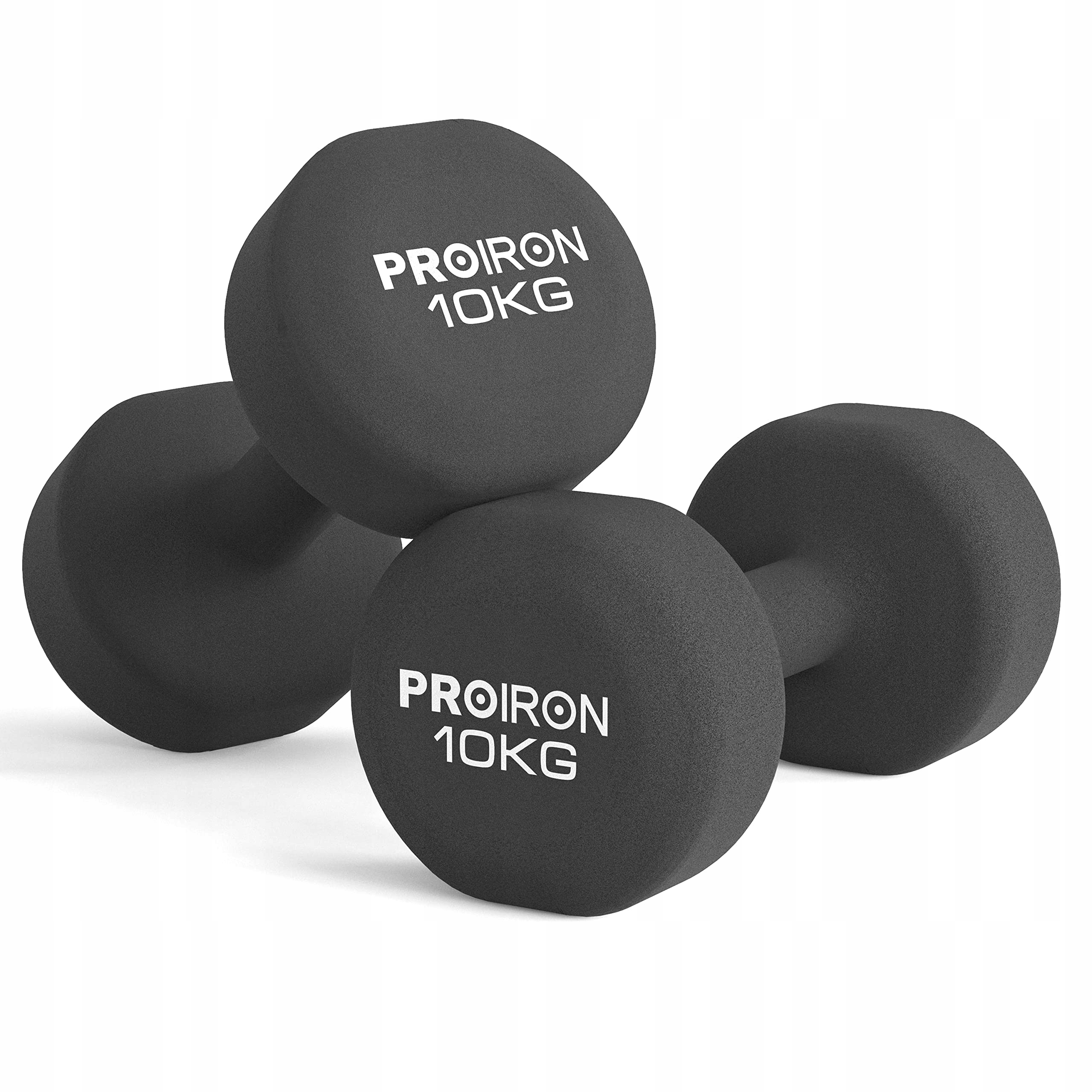 Proiron Činka 2x 10 kg Sada 20 kg Pogumované závaží Trénink