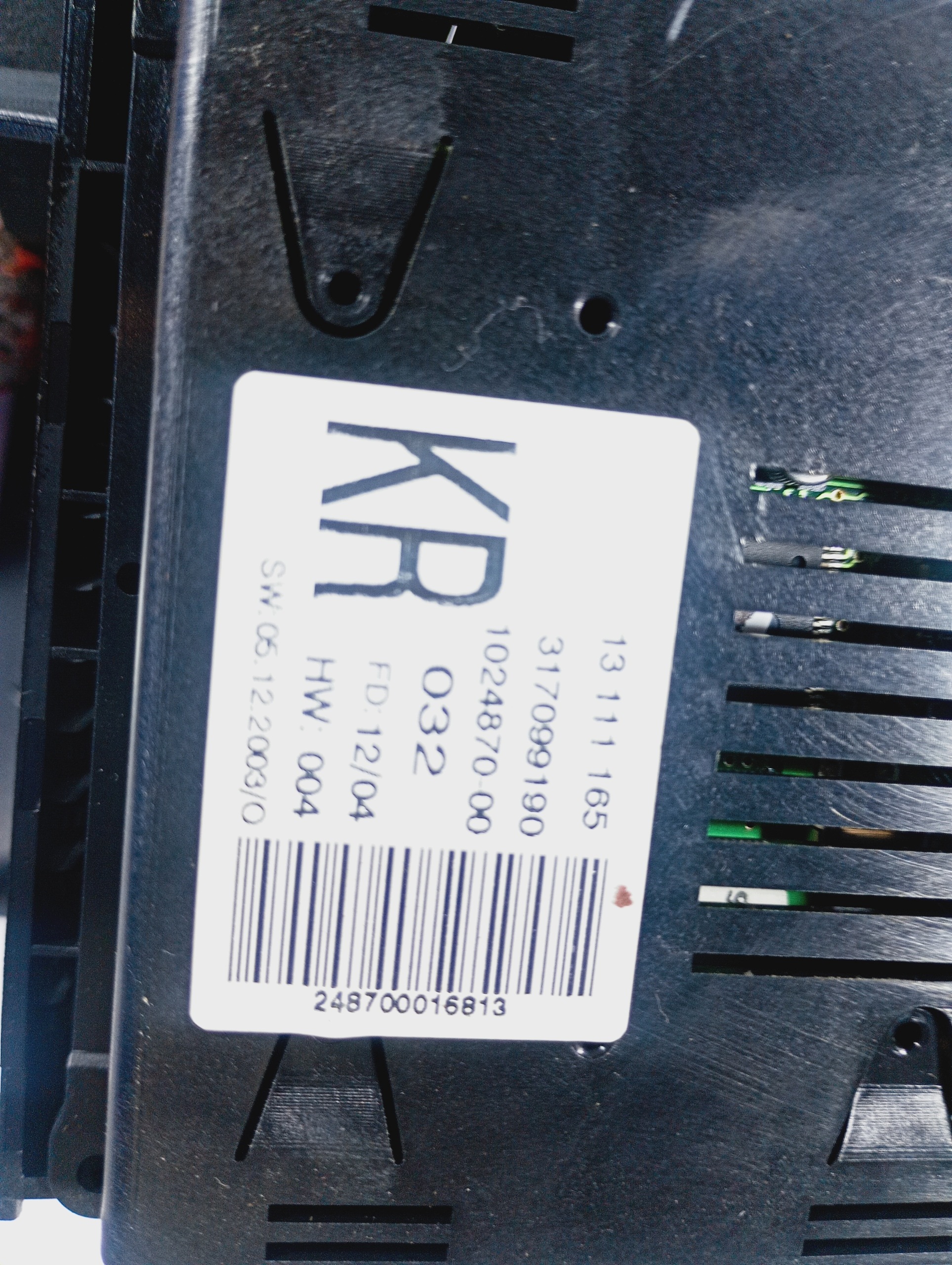 Ekran display OE 13111165 Opel Astra H 04-10