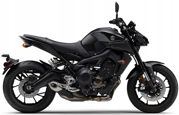 Samolepky Juula Pro Yamaha Mt 09 2018-2019 Černé Matné