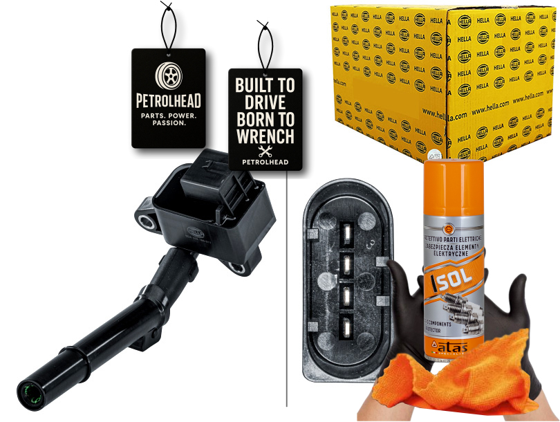 Zapalovací Cívka Mercedes A Klasa W176 1.6 12- Hella #Petrolhead Pro+ Kit4