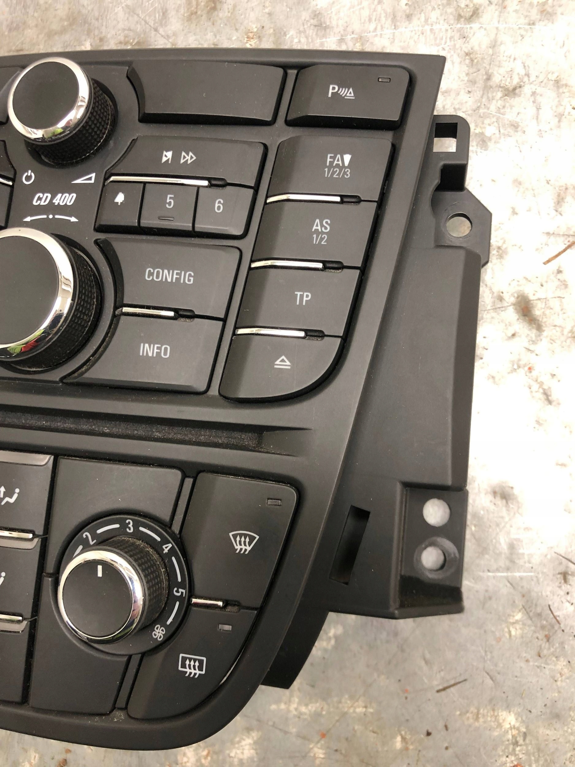 PANEL RADIA klimatizaci OPEL MERIVA B 13346043 13346092