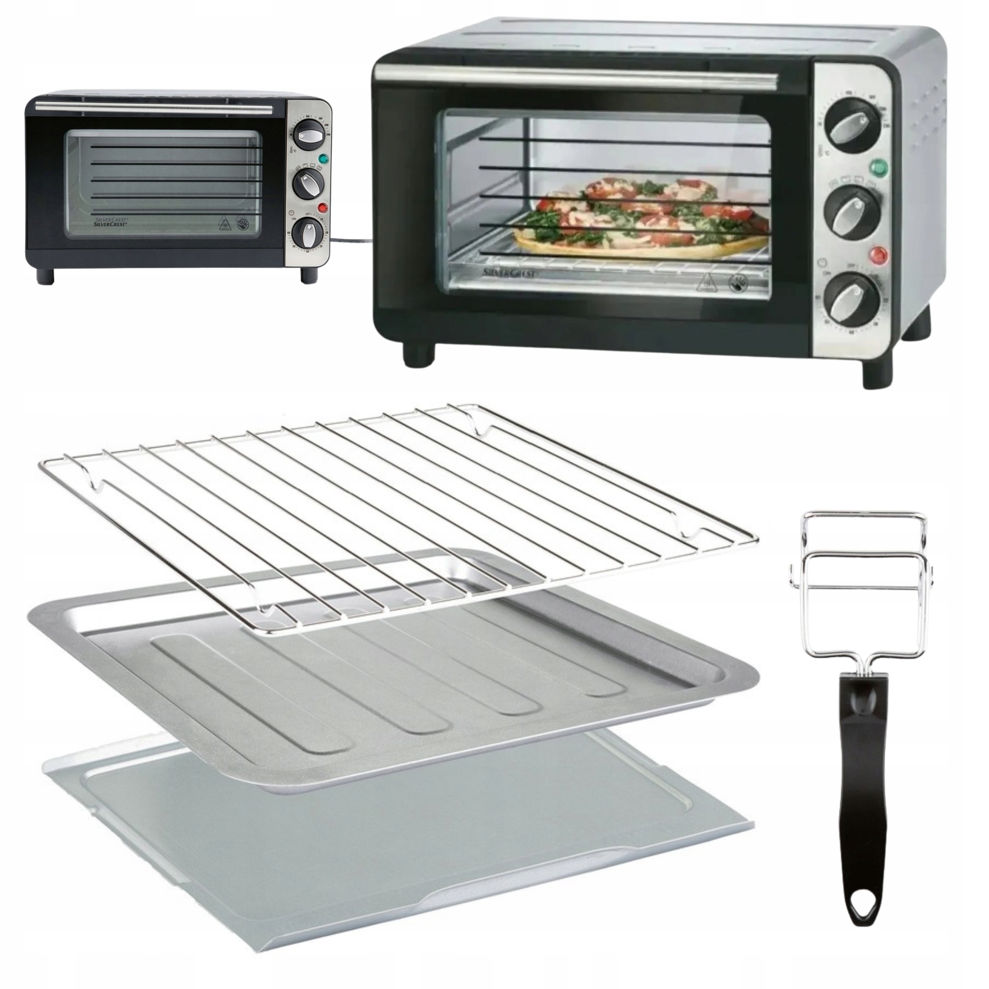 Silvercrest mini piekarnik elektryczny do pieczenia i grillowania 1200 W