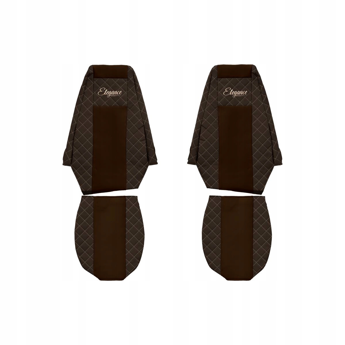 Pokrowce na siedzenia RENAULT PREMIUM 2005-2012 F-CORE FX09 BROWN