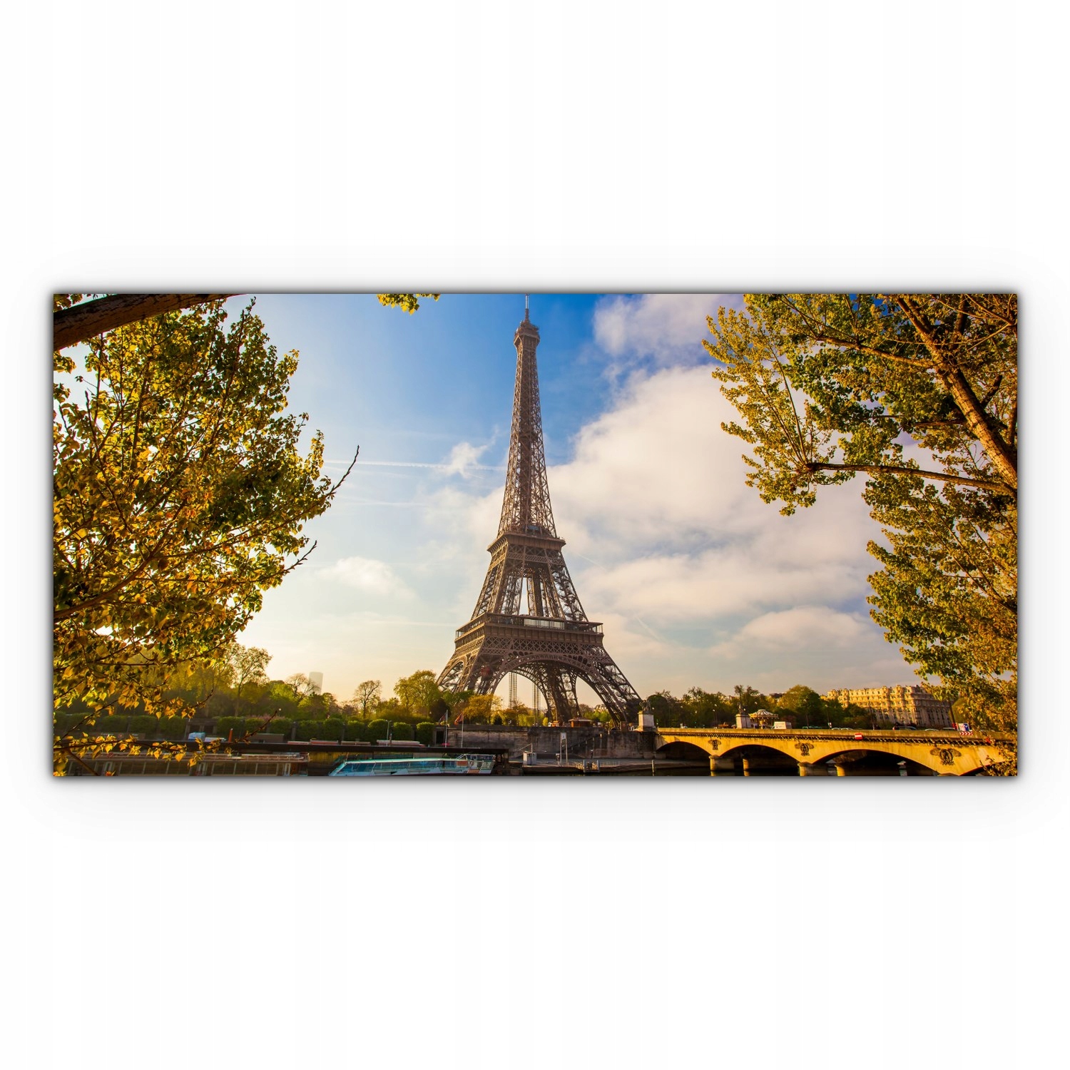Obraz canvas na zeď 120x60 Paříž Eiffelova věž