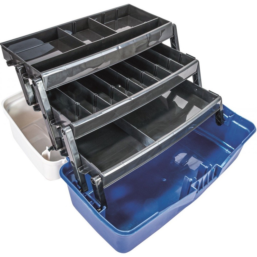 Skrzynka wędkarska Lorpio z 3 półkami 40x20x20cm