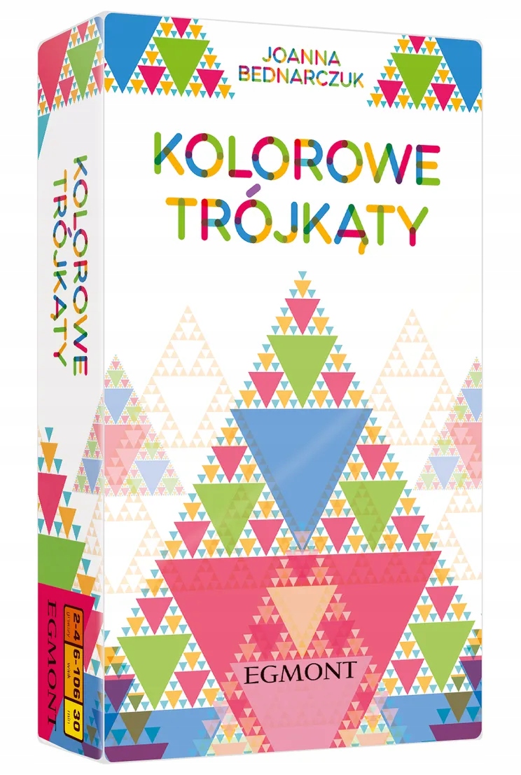 Kolorowe Trójkąty gra logiczna Egmont