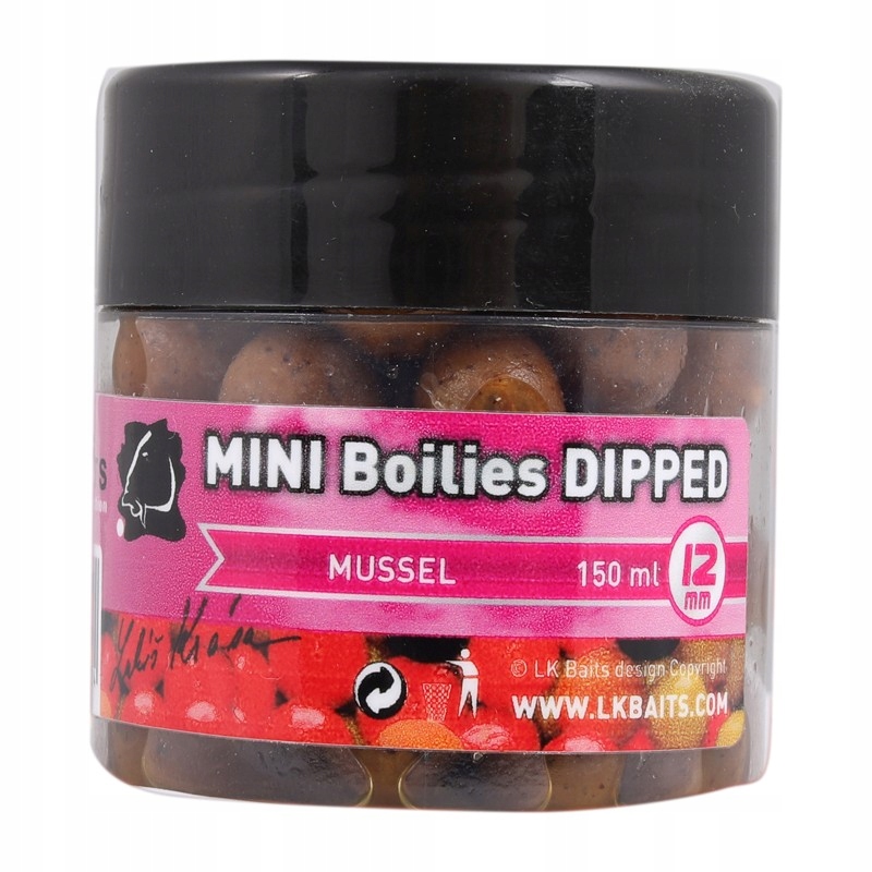 Lk Baits Mini Boilies Mussel 12mm 150ml