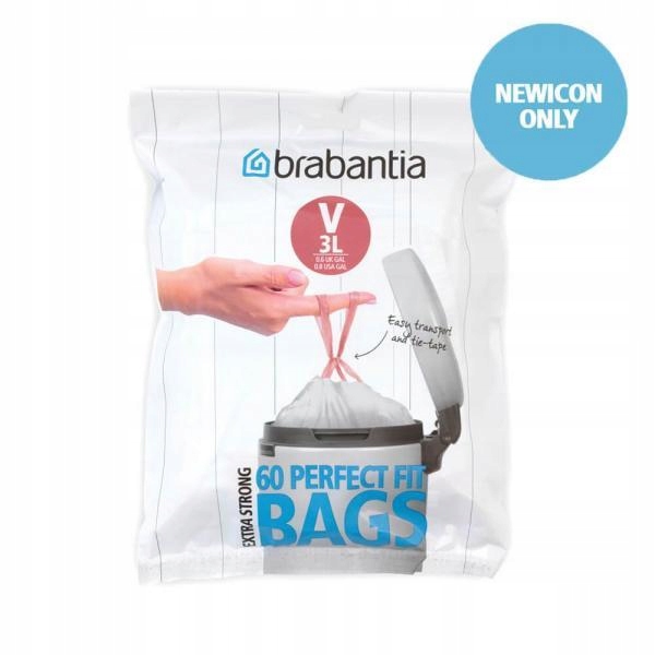 

Worki na śmieci 3 litry V 60 szt. - Brabantia
