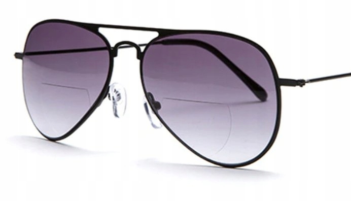 Okulary pilotki przeciwsłoneczne dwuogniskowe +1.5