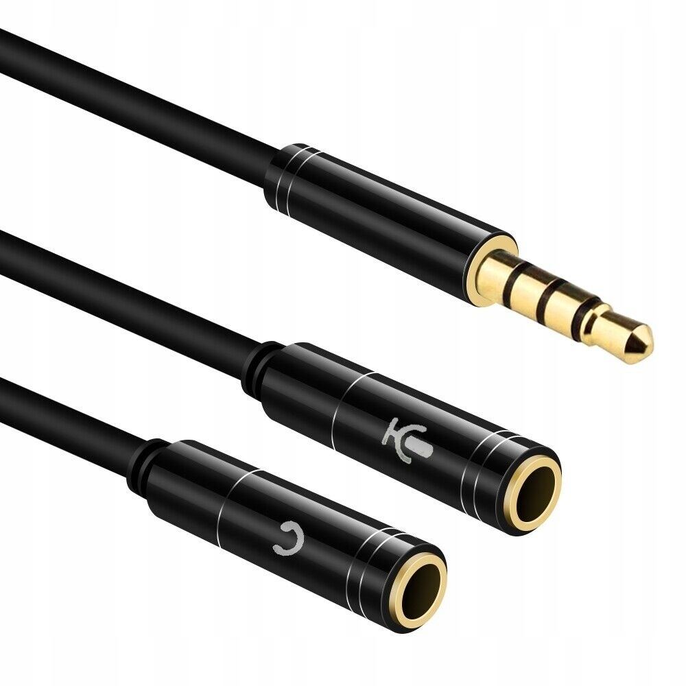 

Rozdzielacz słuchawek mikrofonu 3,5 mm Ltg A-1B