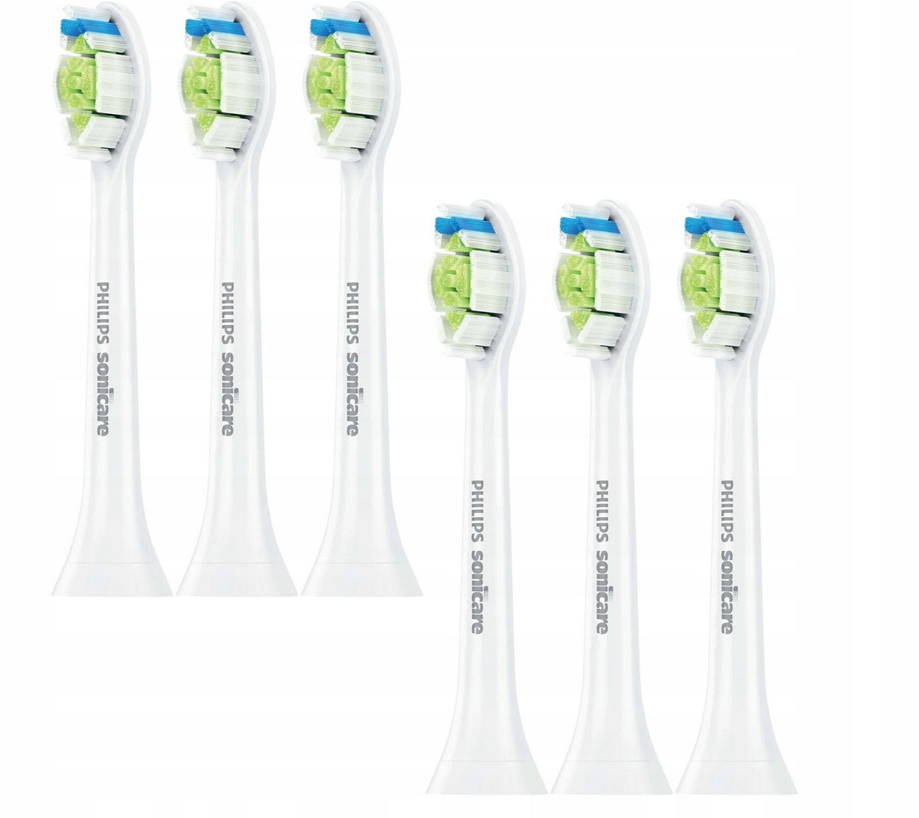 6X KOŃCÓWKA PHILIPS DIAMOND CLEAN OPTIMAL WHITE W2 Marka Philips Sonicare