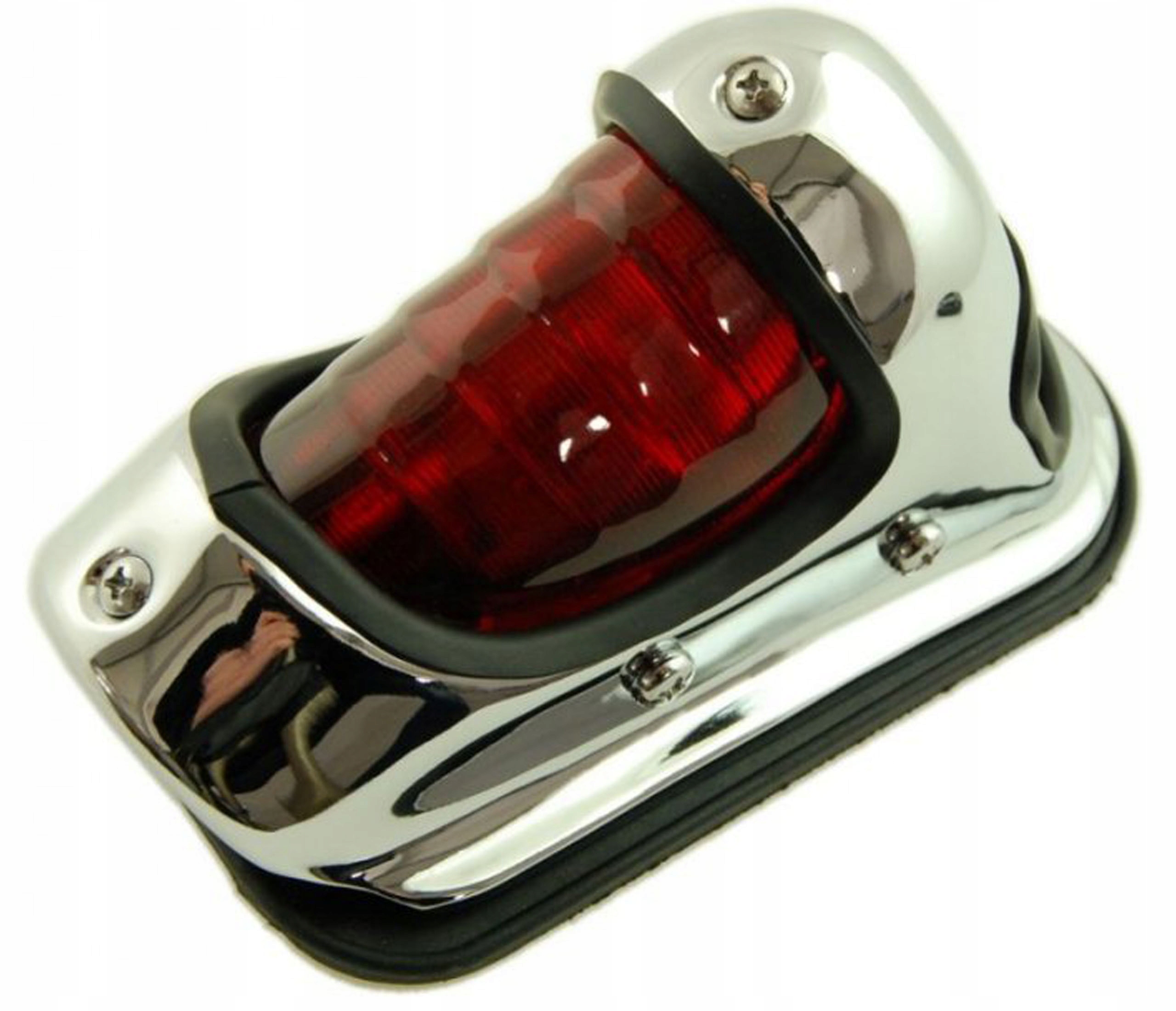 143 - ЗАДНИЙ ФОНАРЬ ЗАДНИЙ ХРОМ МЕТАЛЛ СТИЛЬНЫЙ ТИП HARLEY