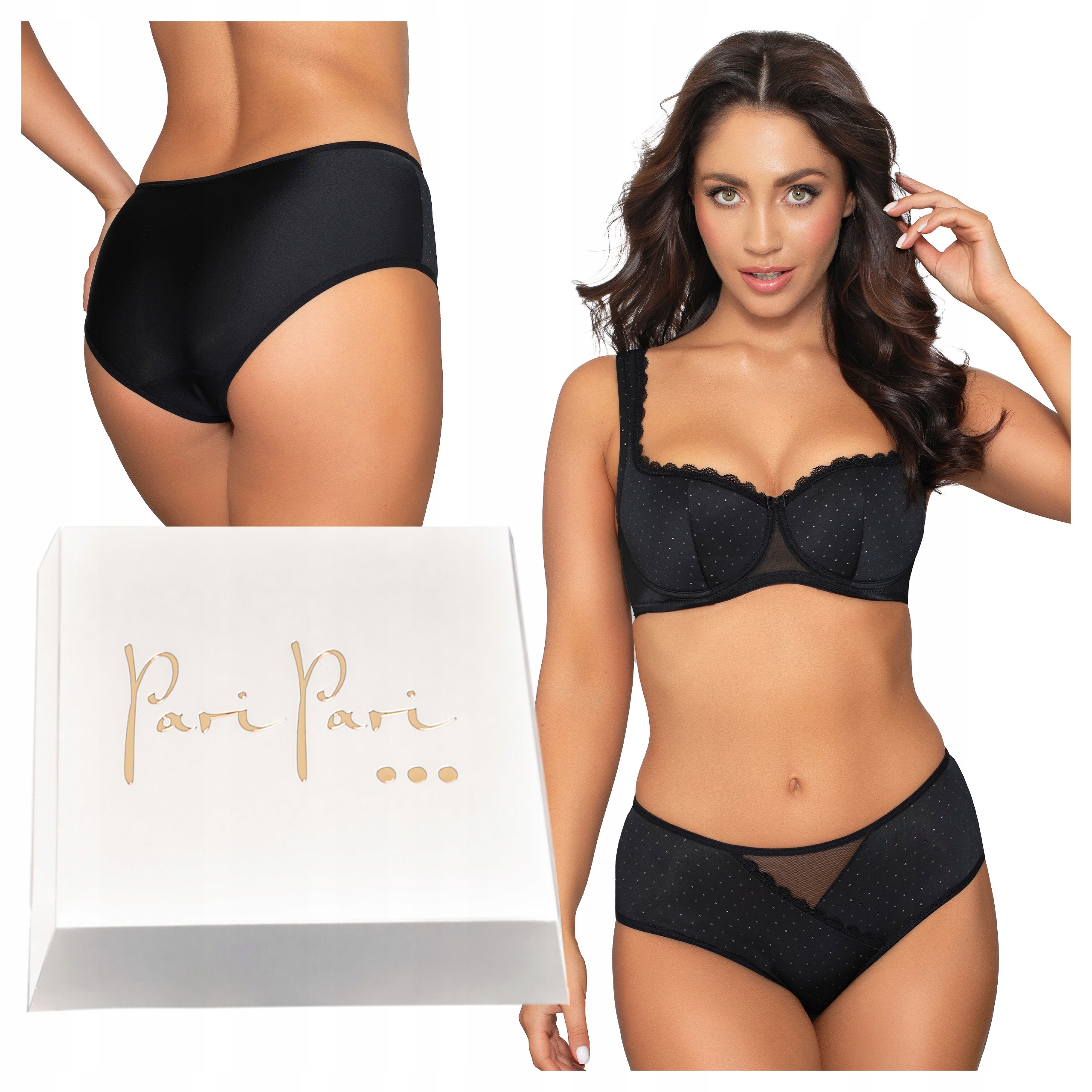 Sada dámského spodního prádla Sexy podprsenka kalhotky Dárek Valentýna