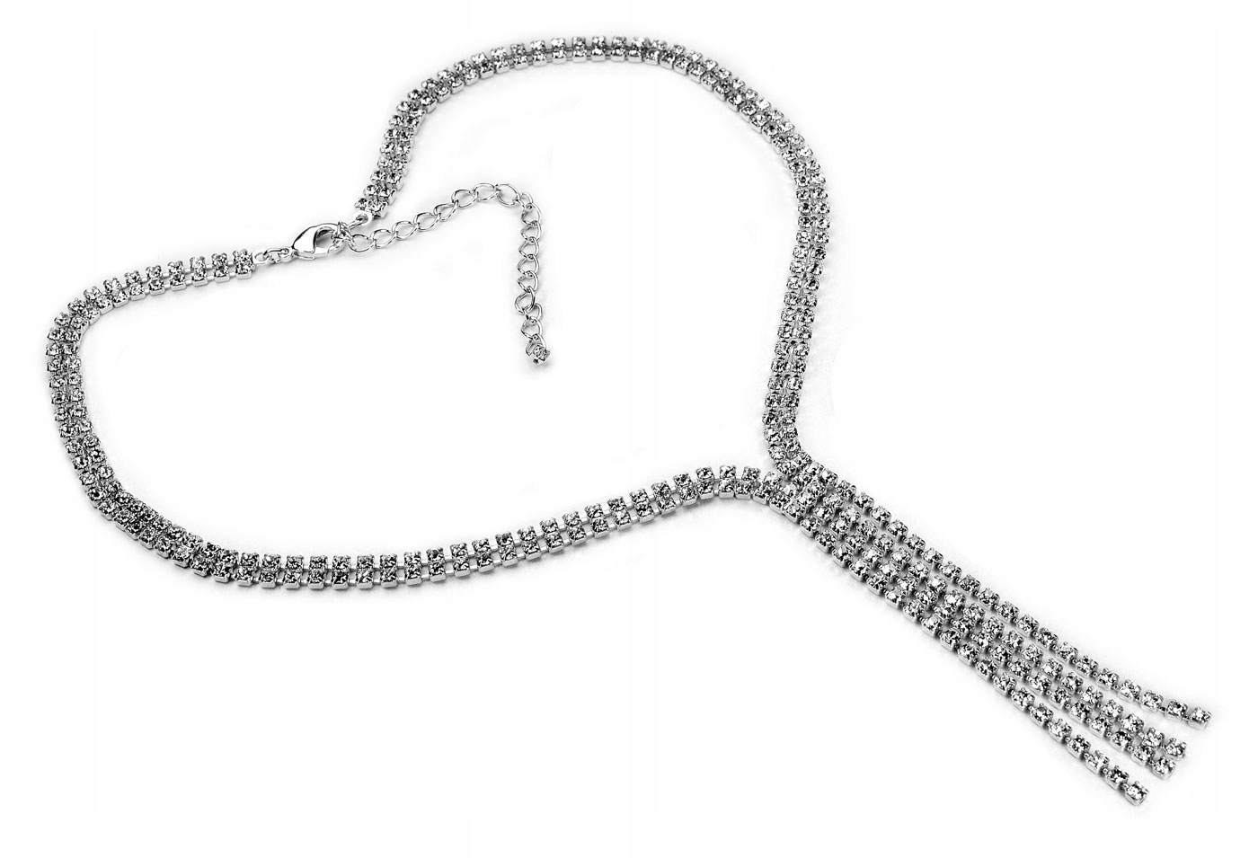 Naszyjnik Srebrny Ślubny Choker Dekolt Jablonex