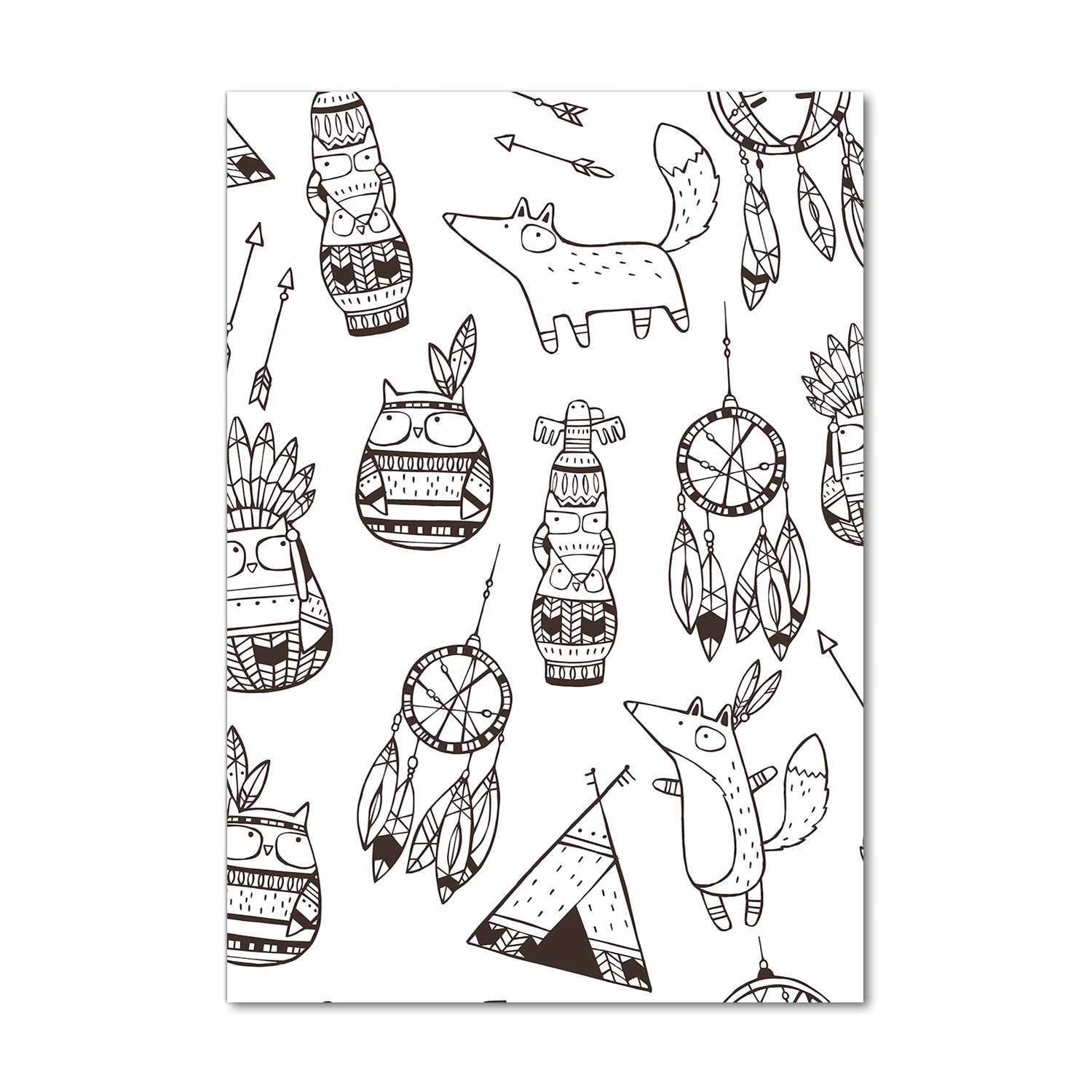 

Foto obraz akryl do salonu Indiańskie tło 70x100cm