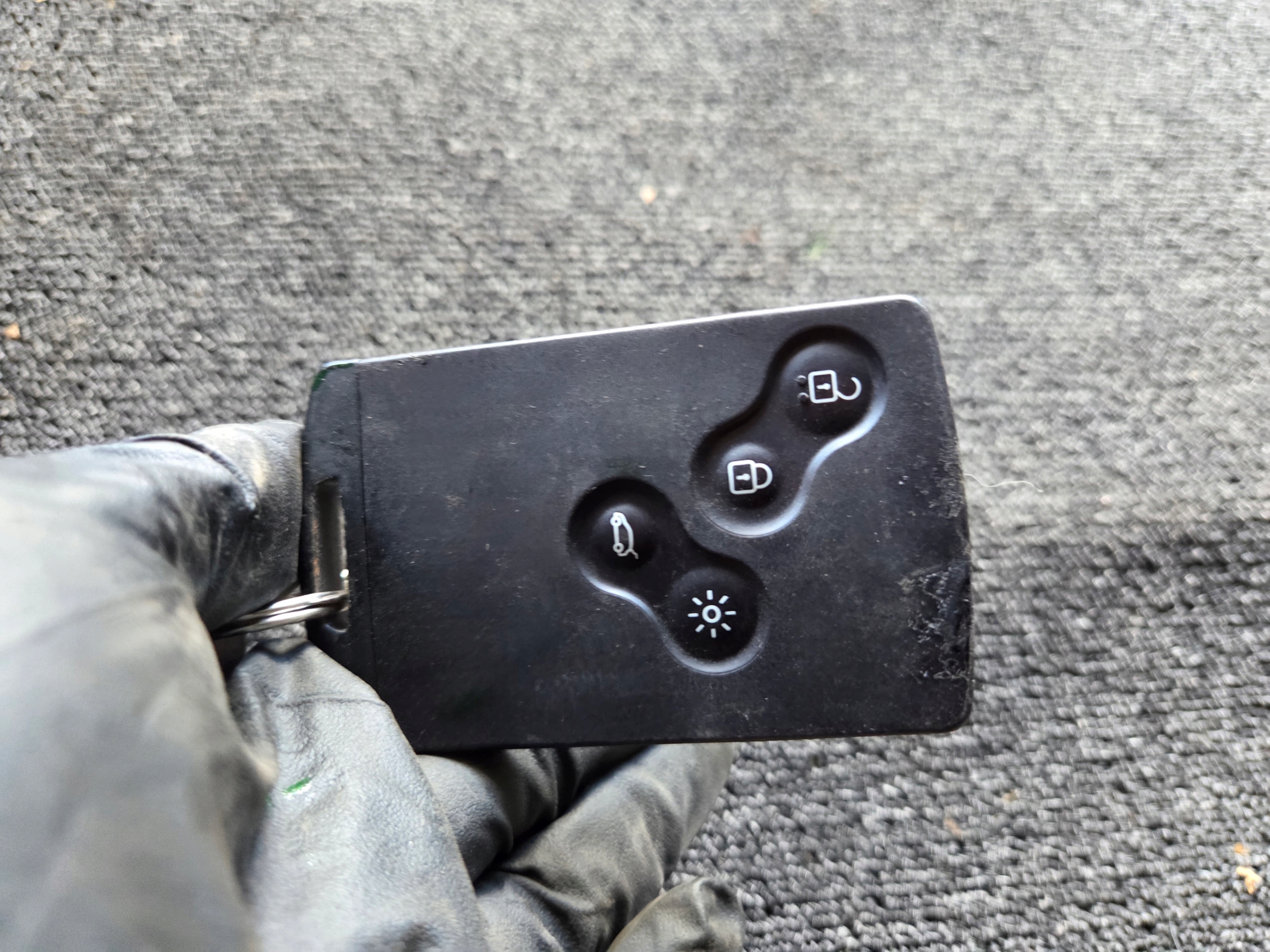 key PILOT KARTA RENAULT CLIO III MEGANE II SCENIC II