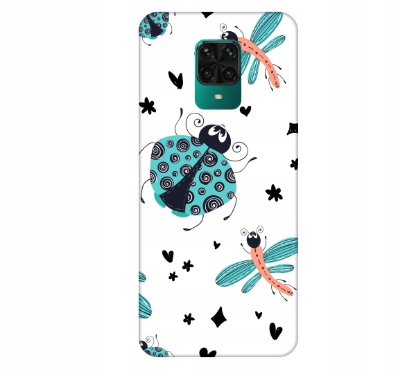 

Etui do Xiaomi Redmi Note 9 Pro / 9S Owady wazki z