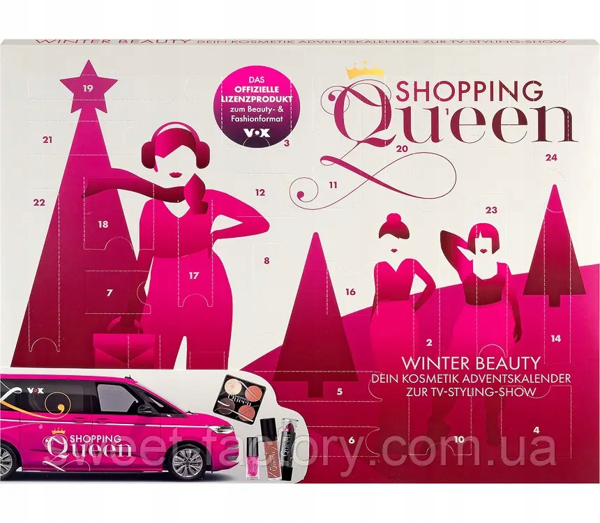 Kalendarz adwentowy Shopping Queen z Kosmetykami