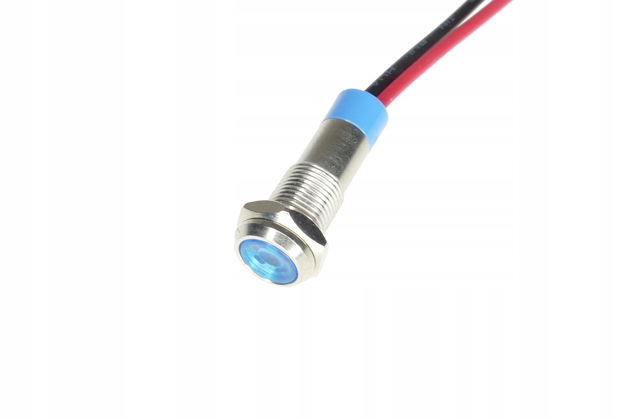 

Kontrolka Led 6MM 12-24V Z Uszczelką Niebieska