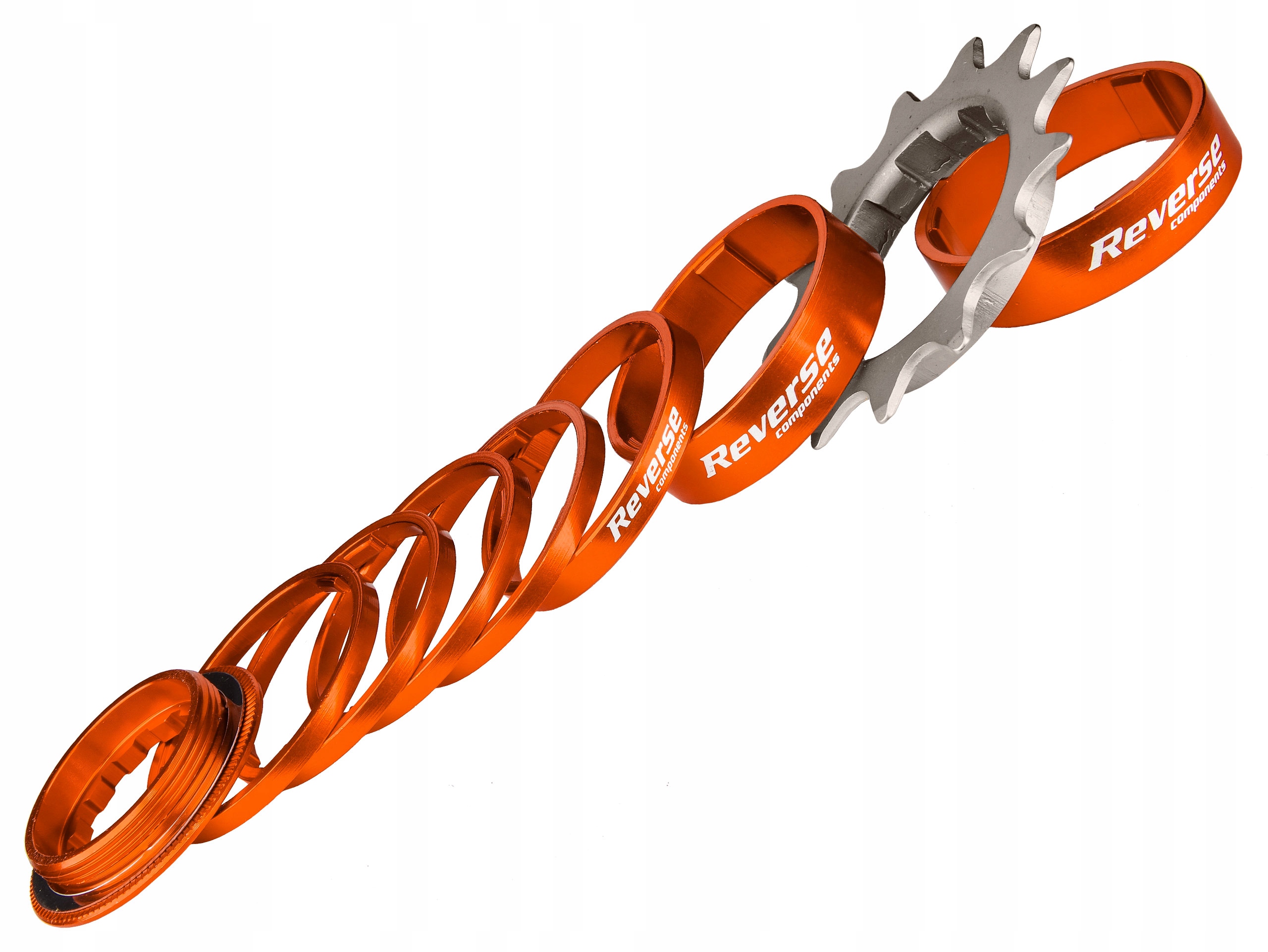 ADAPTER REDUKTOR KASETY REVERSE SINGLE SPEED POMARAŃCZOWY 13T Marka Reverse Components