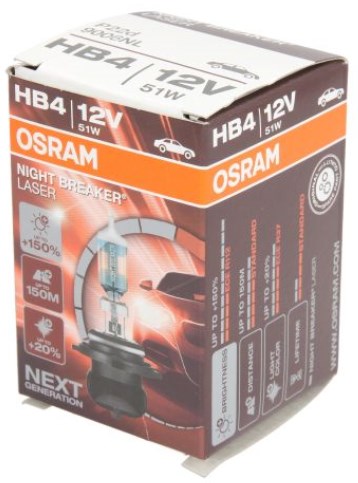 Żarówka Osram HB4 Nightbreaker Laser +150%