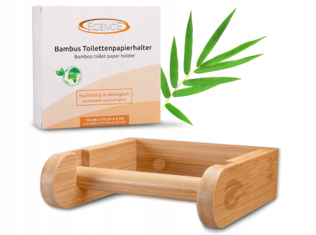 Dřevěný Držák Na Toaletní Papír Z Bambusu