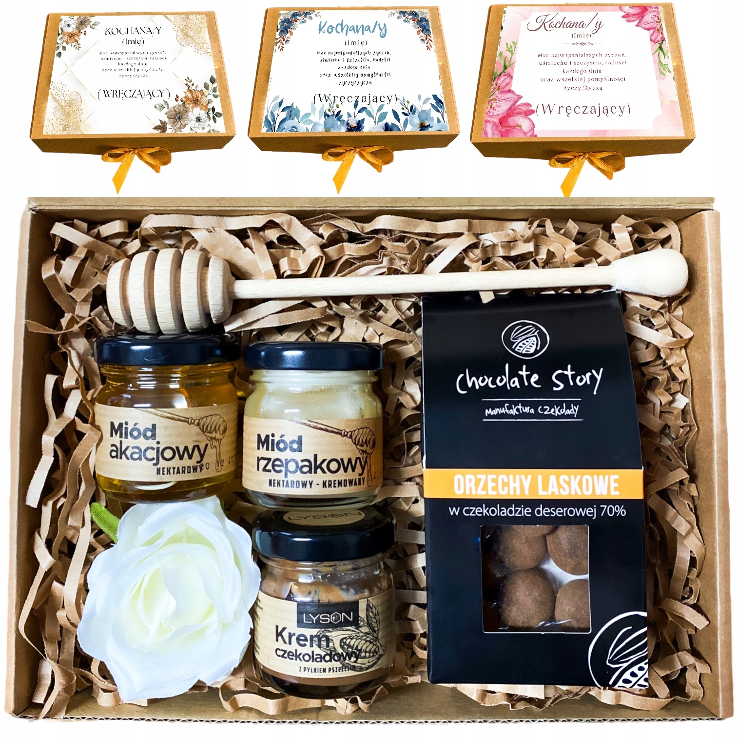 Zestaw prezentowy na Urodziny Dzień Matki Ojca Dla Babci Dziadka