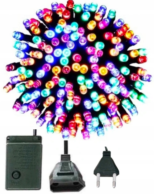 

Lampki choinkowe 100 Led M zew Kolorowe