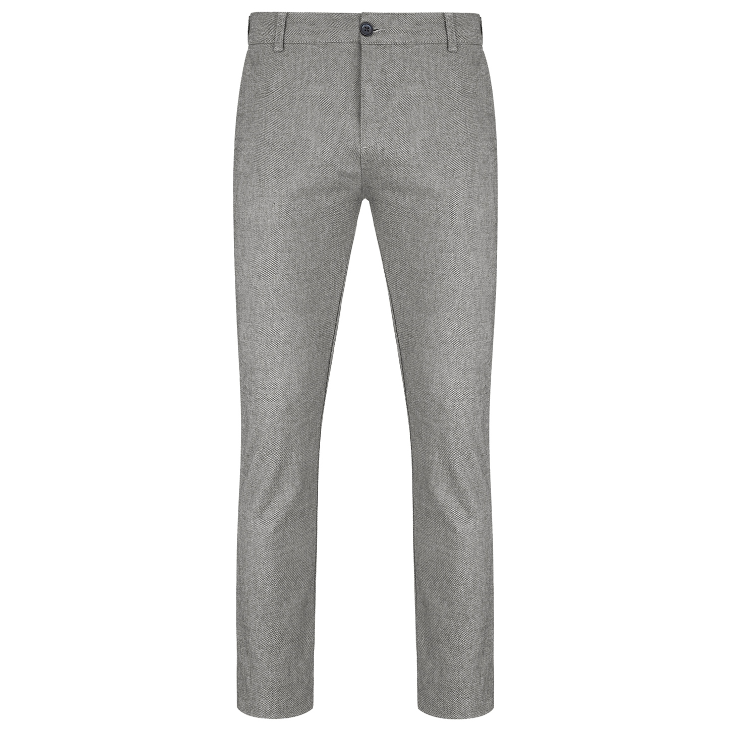 Šedé ležérní kalhoty se strukturovaným vzorem Pako Lorente vel L32 W40