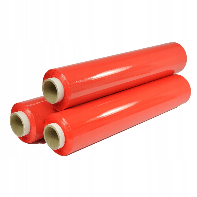 Folia stretch CZERWONA 1,5KG Marka inny