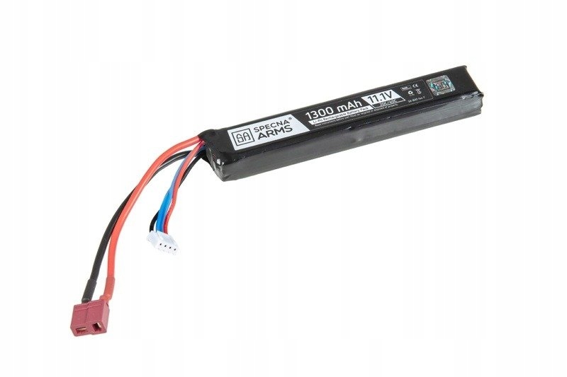 Akumulator Asg Aeg replik LiPo 11,1V 1300mAh 20/40C T-Connect Specna Arms