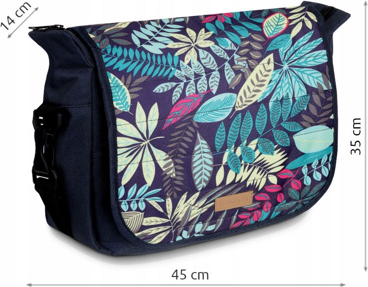 Torba do wózka dziecięcego dla mamy taty organizer pojemny ZAGATTO Wysokość 35 cm