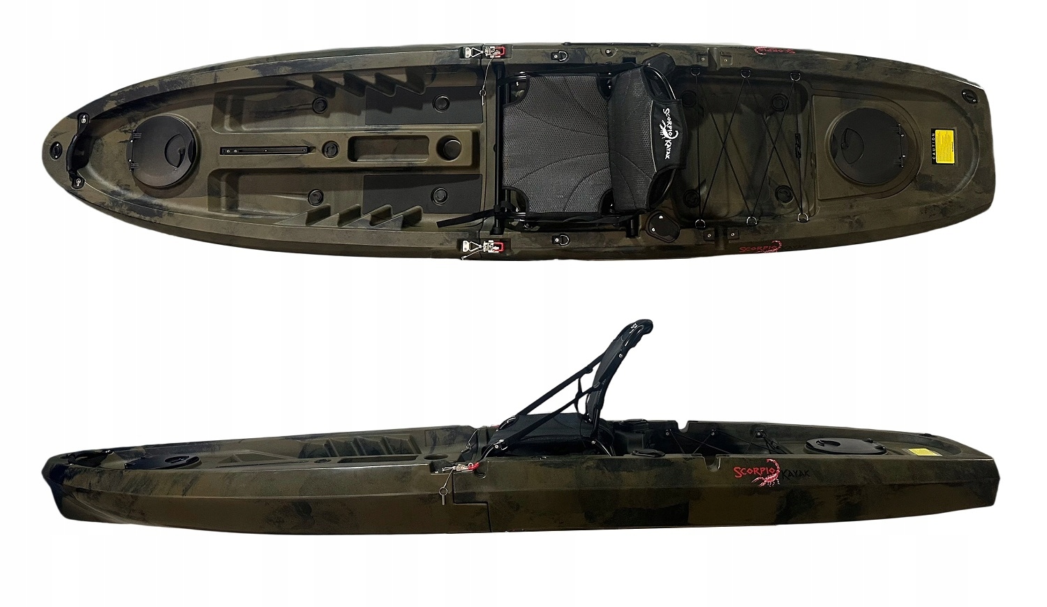 Modułowy Składany Kajak Wędkarski Z Ramowym Siedzeniem Laya Angler Solo