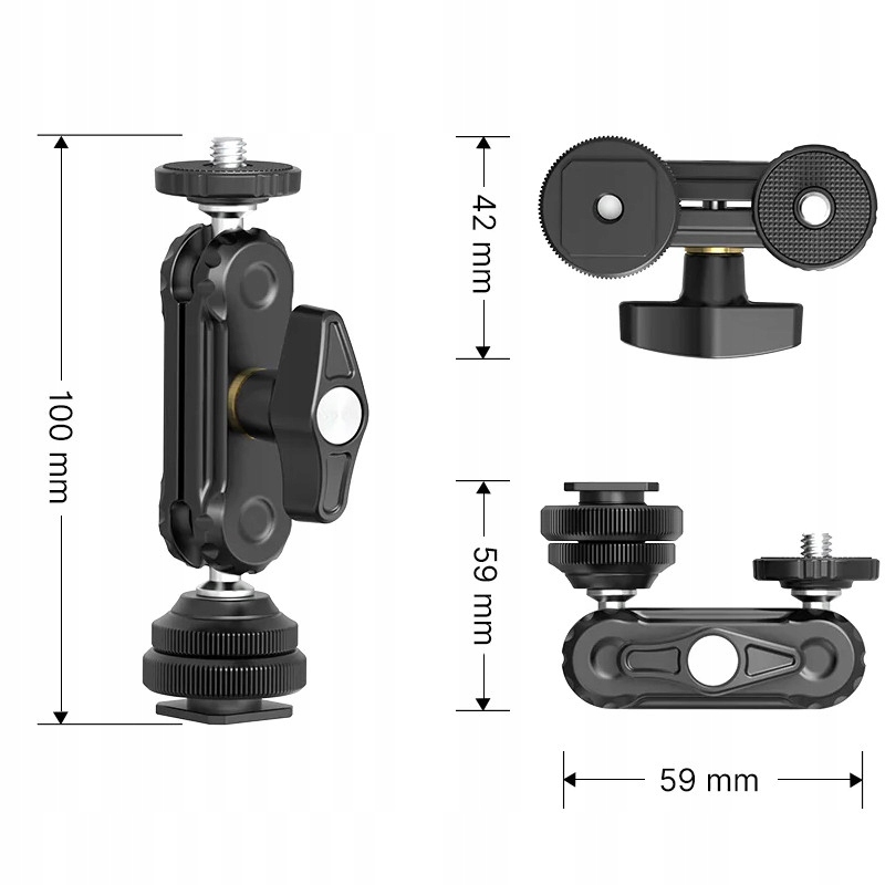 RAMIĘ PRZEGUBOWE MAGIC ARM ULANZI R098 STOPKA ISO Rodzaj ręczny
