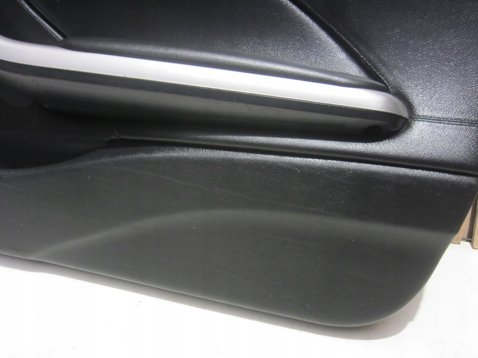 BMW E46 COUPE CABRIO side right upholstery door black leather SKORZANY