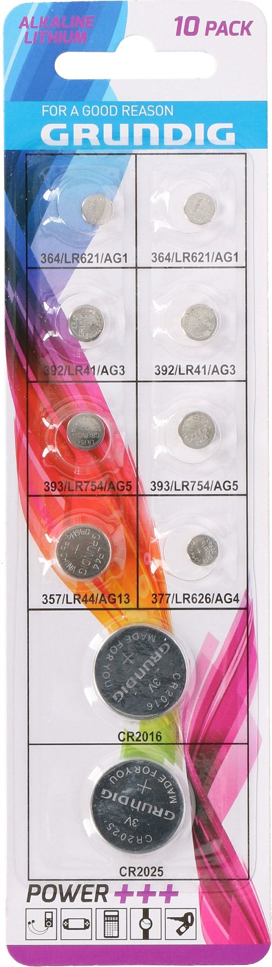 

Baterie CR2016 2025 AG1 3 4 5 13 Grundig x10