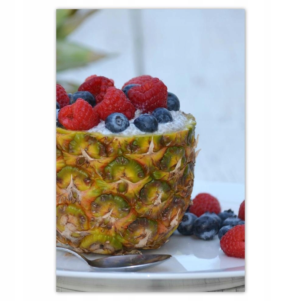 

Plakat samoprzylepny 40x60 Nadziewany ananas