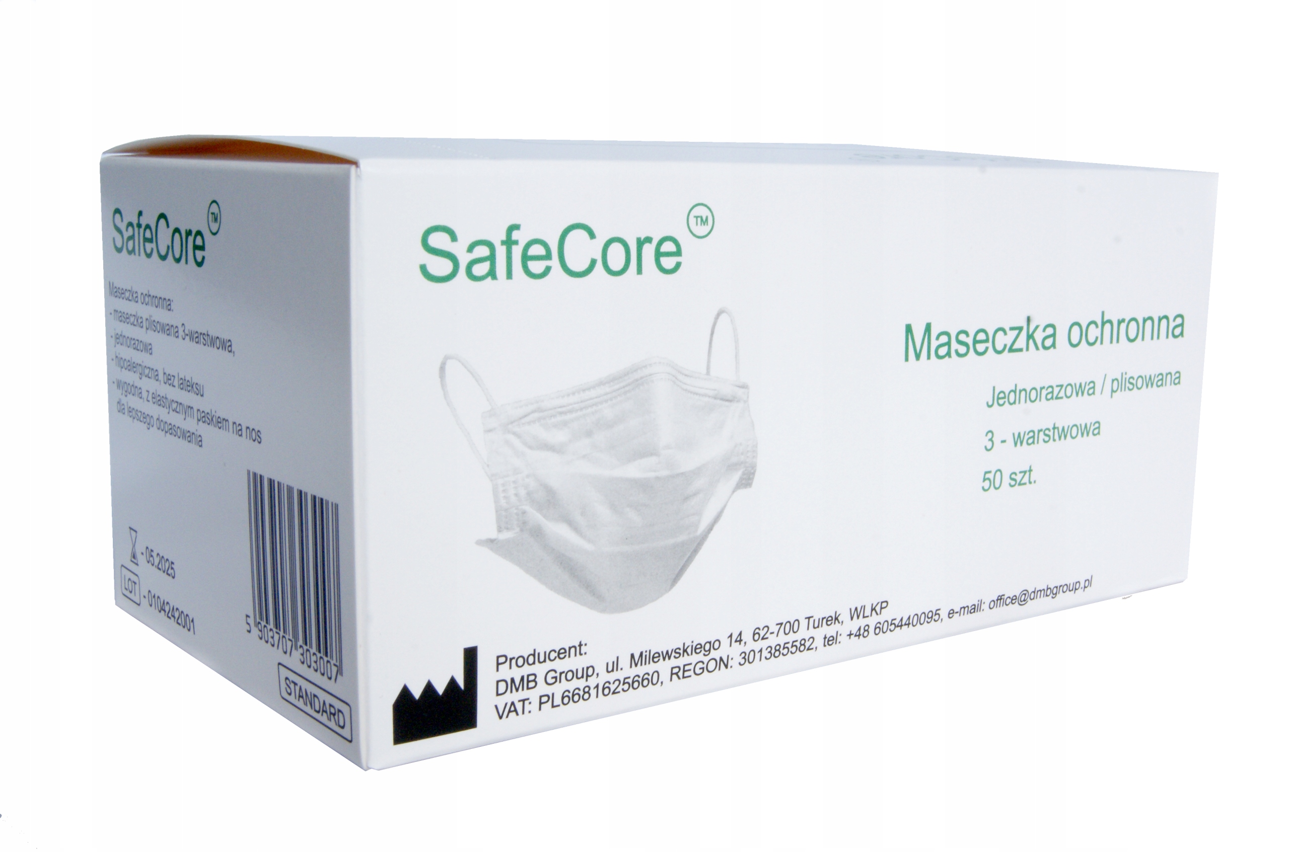 

Maska Maseczka Ochronna 3-WARSTWOWA Produkt Pl