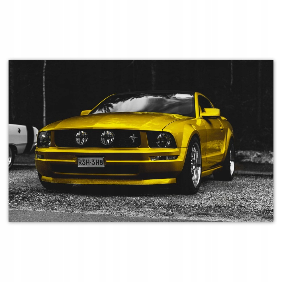 

Fototapety flizelina 520x318 Żółty Ford Mustang