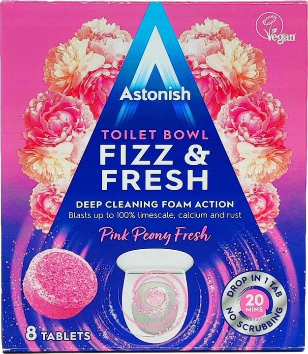 

Astonish Tabletki Do Czyszczenia Toalety 8SZT