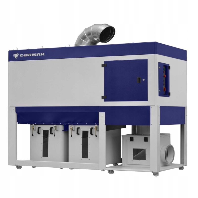 Odciąg do pyłów i wiórów drzewnych CORMAK DCV 8900TC VIBER + ŚLUZA