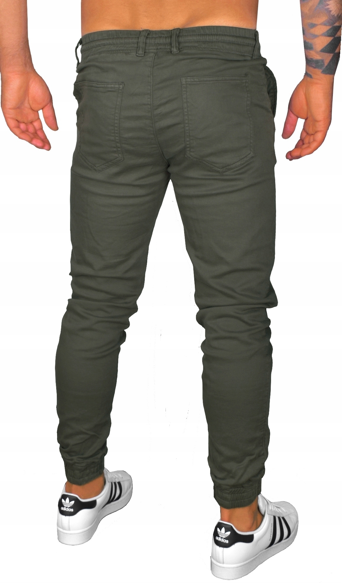 BOJÓWKI MĘSKIE SPODNIE JOGGERY ŚCIĄGACZE JAKOŚĆ Rozmiar M