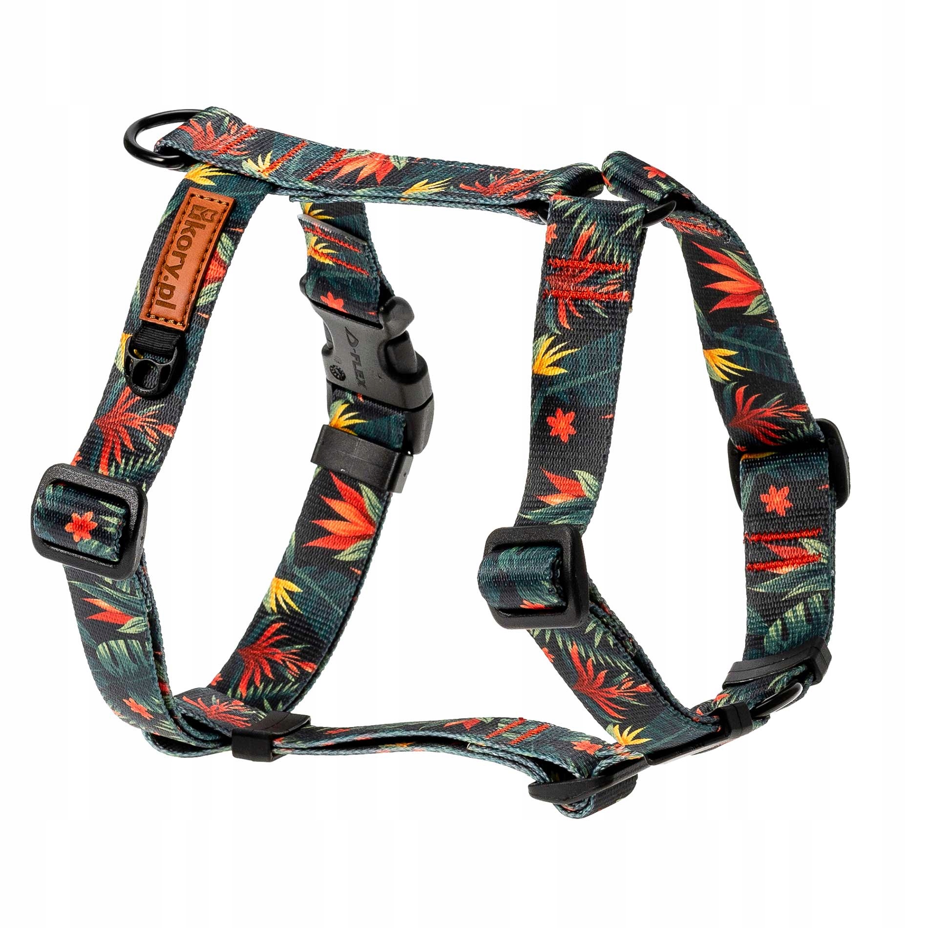 Guard postroj pro velmi velkého psa XL 30 mm Ukory s potiskem Zelený ovčák