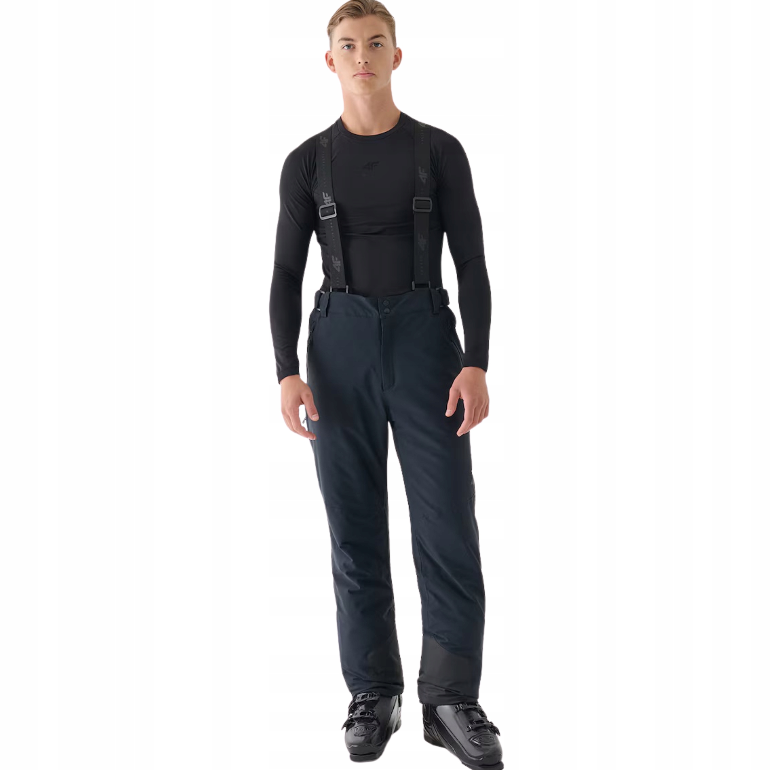 Męskie Spodnie Narciarskie 4F Z Szelkami Membrana 10000 M